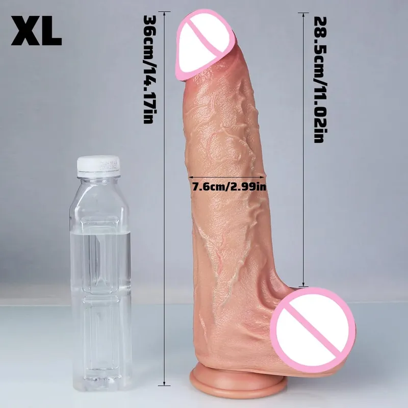 Super Realistic Veins Soft Dildo Male Silicone Genitals 3Colors Penis Vaginal Masturbation Suction Cup Dick Woman Anal Sex Toy