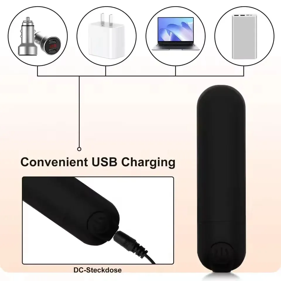 Powerful Bullet Vibrator Female G Spot Clitoris Stimulator Anal Plug Vagin Massager Vibrating Egg Masturbation Sex Toy for Women — image 4