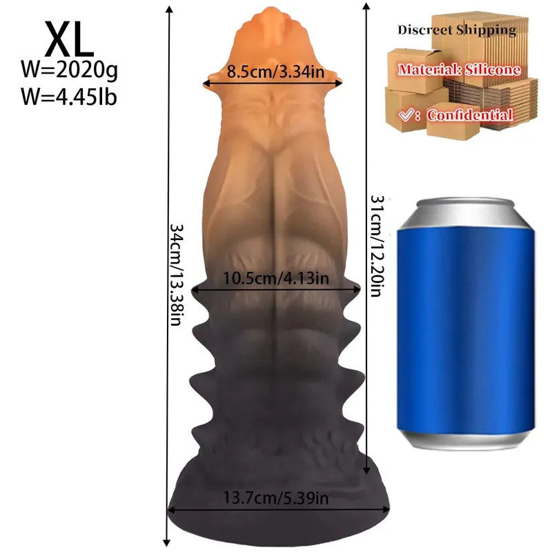 Big Anal Plug Monsters Enlargenmen Prostate Massager Huge Anal Dilator Butt Plug Anal Training Expansion Sex Toys For Women Men — image 11
