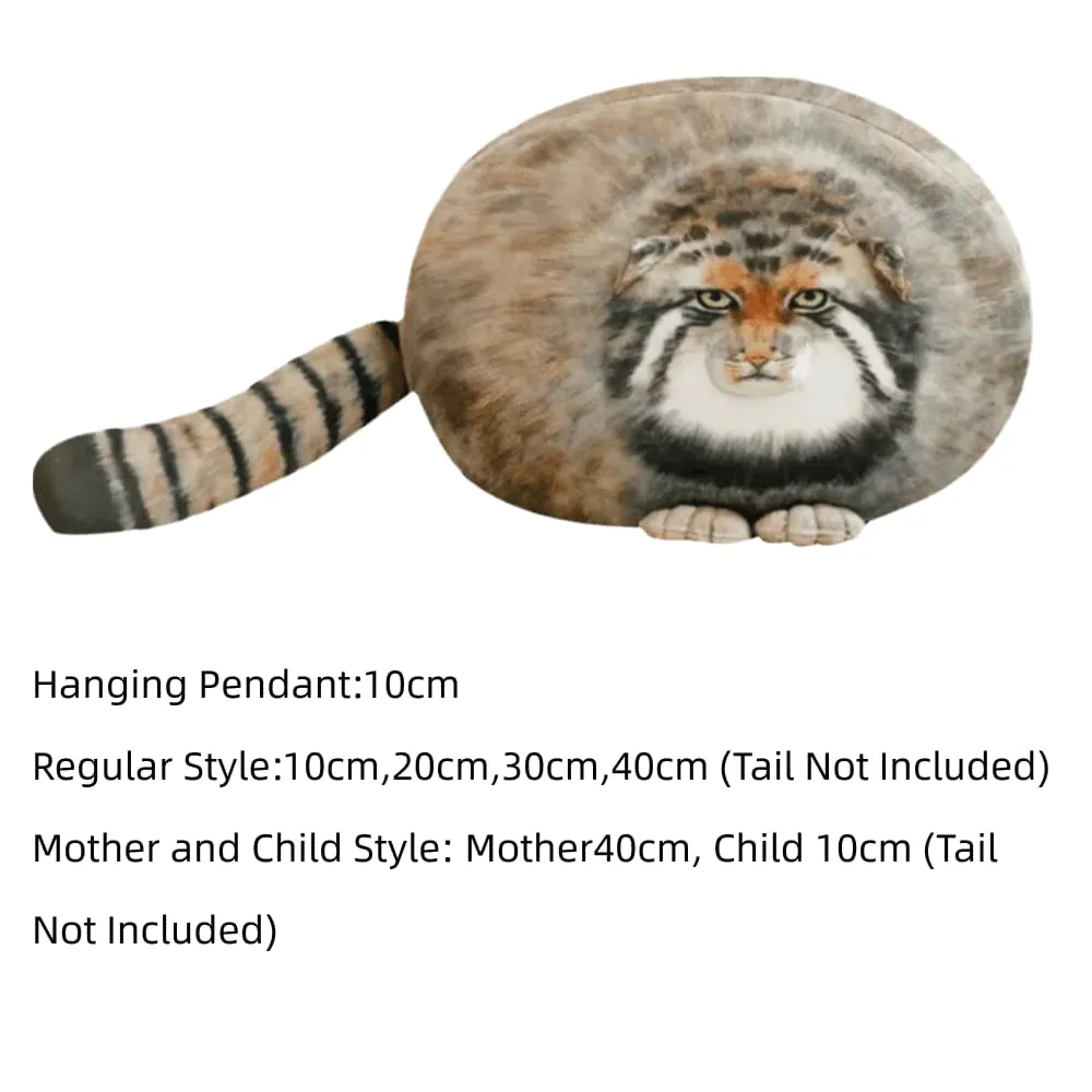 Fierce Looking Super Soft Cat Lifelike Huggable Stuffed Cat Pillow Stretchy Adorable Simulation Cat Pillow Sofa Decor — image 6