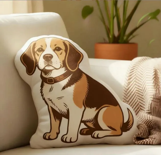 3D printed simulation dog pillow funny pet shaped pillow living room bedroom soft decoration personalized holiday gift — image 17