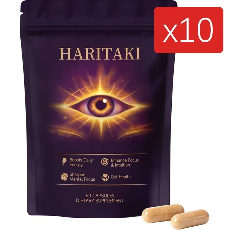 Haritaki Fruit Powder Capsules 500mg Digestive Balance and Gut Health Support Daily Wellness Formula 60 Capsules — image 13