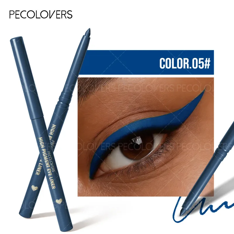 1 Pcs Multi-colors Matte Eyeliner Pencil High Color Rendening Used As Eyeliner and Eyeshadow Eye-catching Eye Makeup — image 8