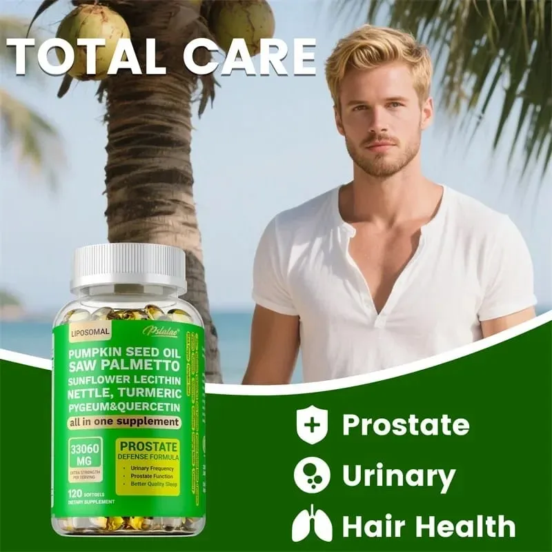 Prostate Support Supplement - DHT Blocker Promotes Urinary and Prostate Health Benefits Men's Health - Vegan — image 5