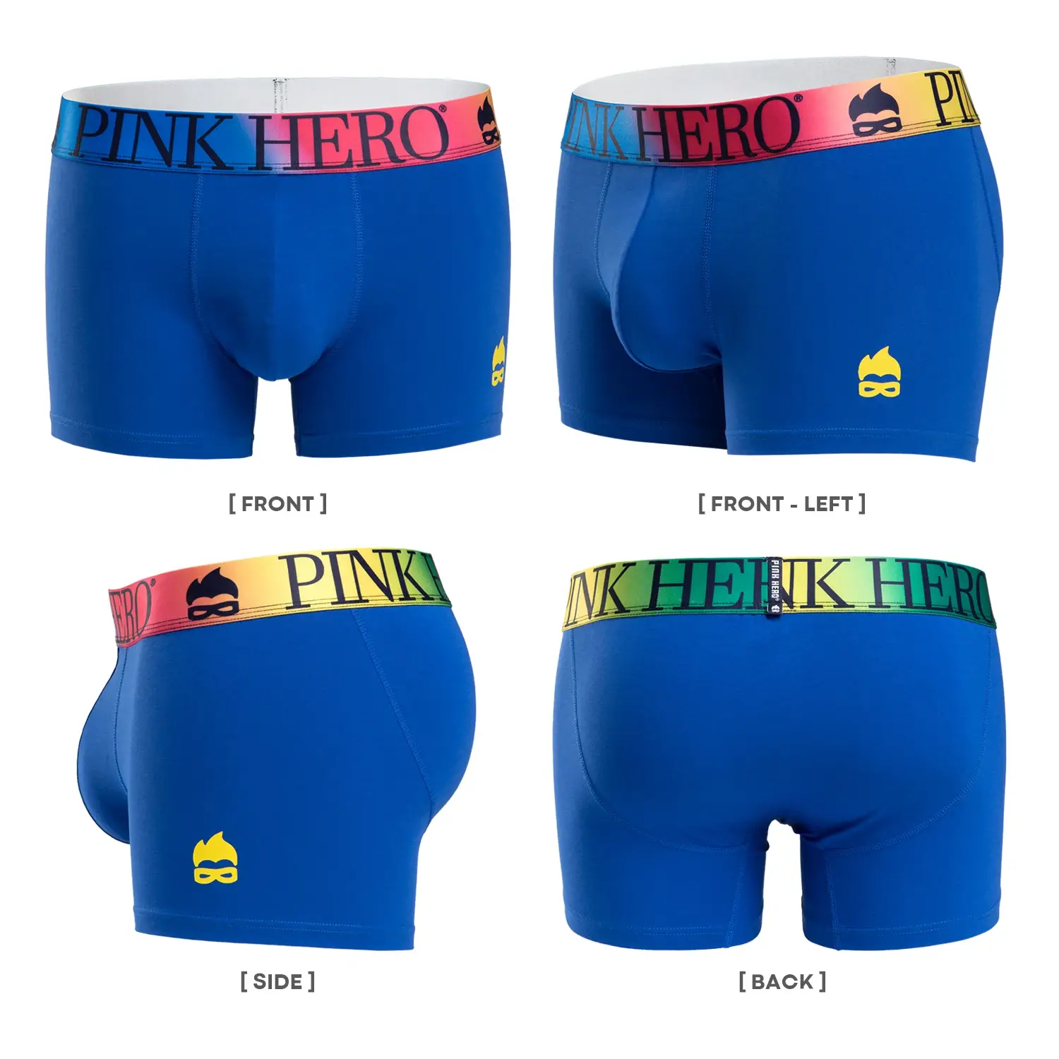 Unterwäsche, bequeme und weiche Boxershorts, Standardgröße in Europa und den USA, lustiger Bund des Regenbogens — image 4