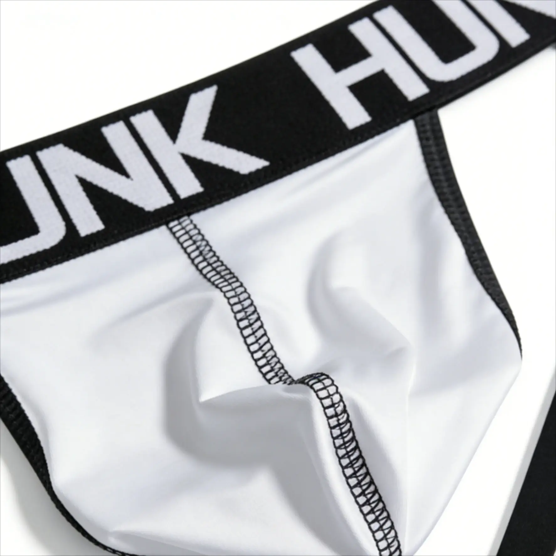 Men's HUNK Athletic Jockstrap Performance Jock Thong Moisture-Wicking Breathable Low-Rise Training Underwear Backless G-String — image 2