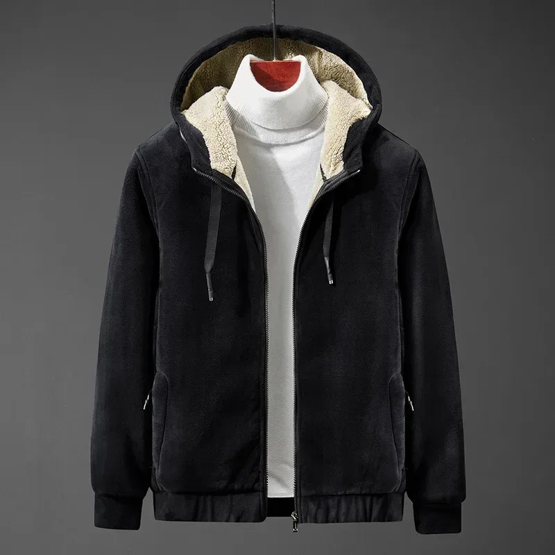 mens Cashmere hoodie men fleece hoodies mens sweatshirts male Lamb cashmere hoodies male oversized hoodie mens clothing hoodies — image 1