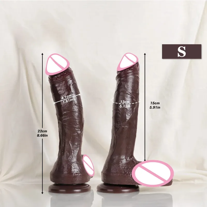 Realistic Dildo Penis Soft Double Silicone Dildos Vaginal and Anal Masturbator Big Dick For Woman Masturbation Adult Sex Toy 18+