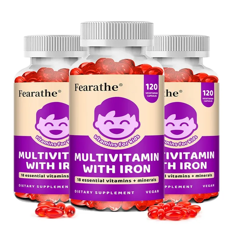 Kids Multivitamin Capsules - A C D3 K Zinc & B-Vitamins Nutritional Supplement for Growth Energy Immunity & Body Wellness — image 11