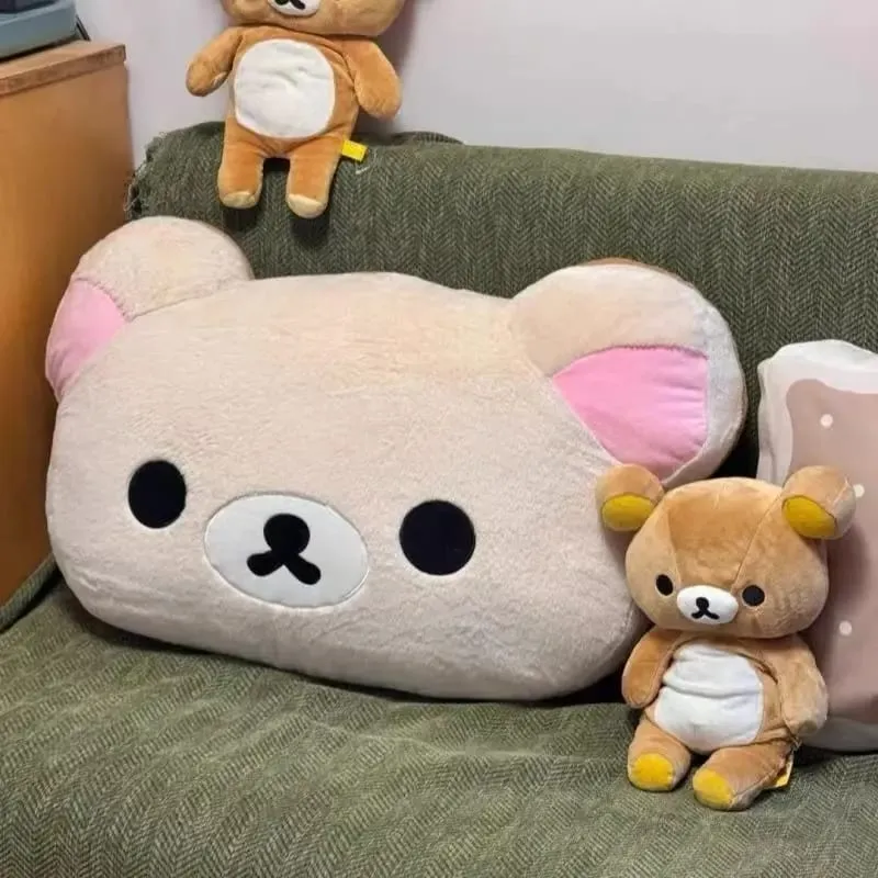 Cute Rilakkuma Plush Warm Hand Pillow Cartoon Bear Peluche Stuffed Toy Soft Cushion Birthday Gift — image 11