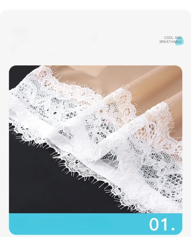Lace Edge Ice Silk Men's Triangle Pantalon Walang Traceless Breathable Manipis na Kasuotang Panlalaki Mababang Baywang Malambot Walang Seamless Comfort Panlalaki Briefs — image 14