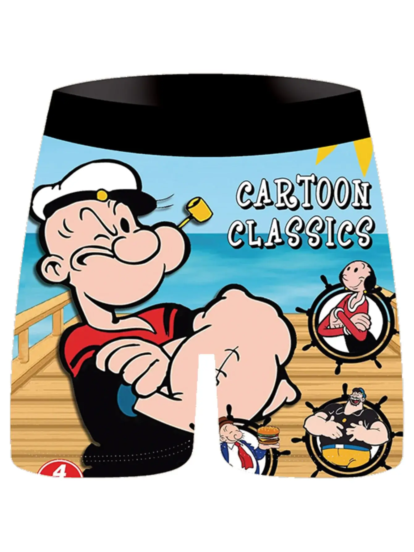 3-Pack Fashionable Men's Boxer Shorts, Comfortable, Soft, Fashionable, Printed, Casual and Versatile Men's Underwear 3256811610932200 — image 3