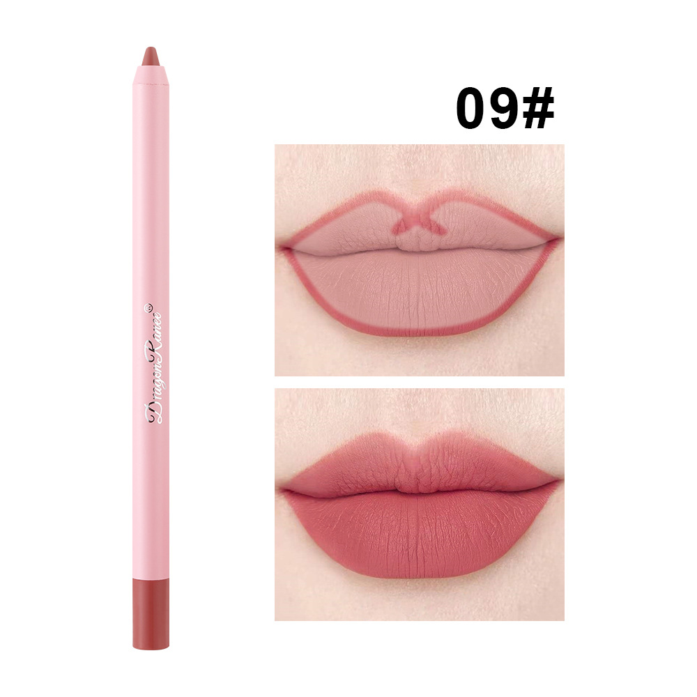 Waterproof Matte Lip Liner in Bean Paste Color Lip Plumping Lipstick Pen Non-Fading Lip Liner Waterproof and Sweat-Proof Long-Lasting Matte Lip Liner One-Second Plump Lip Lipstick Pen — image 17
