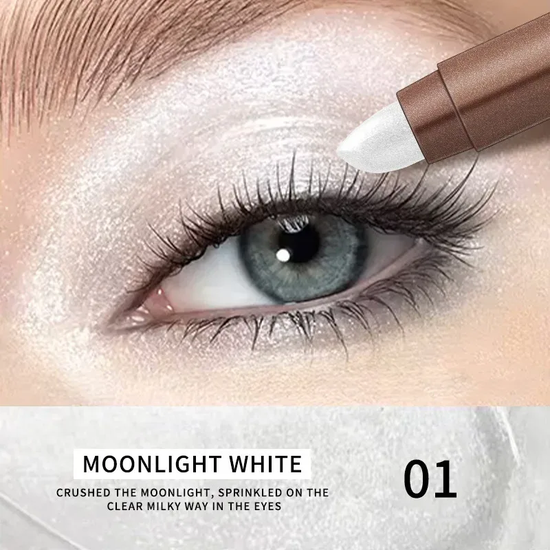 Double Head Waterproof Eyeshadow Sticks Long Lasting High Pigmented Shimmer Glitter Neutral Brown Eyeshadow Pencil Crayon Makeup — image 8