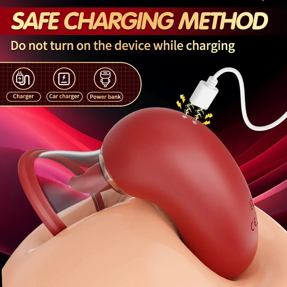 APP Control Clitoral Sucker Vibrator Tongue Licking Nipple Vagina Massager Clit Stimulator Female Masturbation Sex Toy for Women