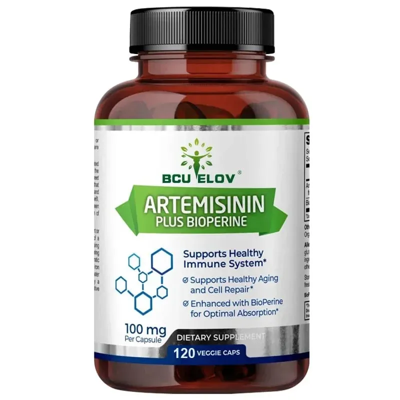 High Absorption Artemisinin 100 Mg Maximizes Nutrient Absorption Supports Cellular Repair and Immune Enhancement 120 Capsules