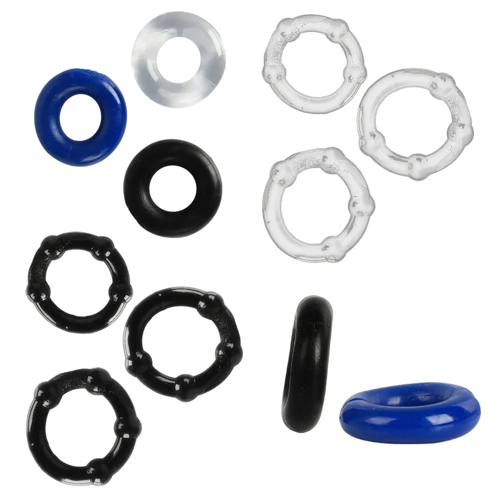 3Pcs Silicone Cock Ring Male Delay Ejaculation Penis Ring Sex Toys For Men Dick Enlargement Adult Supplies Stronger Erection 18 — image 1
