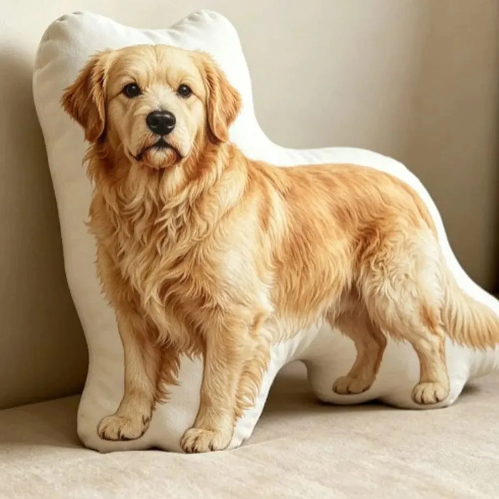 Dog Shaped Pillow Animal Throw Pillow Decorative Animal Pillow Soft Fabric Shiba Dog Cushion PP Cotton Filling — image 13