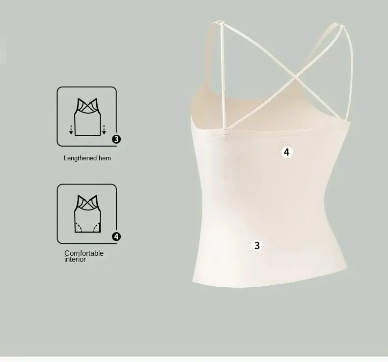 Summer Bra Black Corset Active Big Size Bralette Anti Sagging Bra Vest Topic Camisole&tanks Traf Woman Clothing Top Traf Zara — image 9