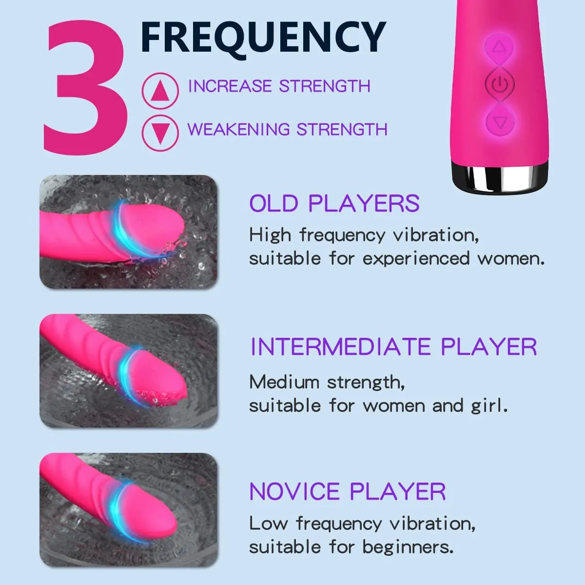 G Spot Clitoris Stimulator AV Vibrator 30 Modes Strong Powerful Vibration Adult Sex Toys for Woman Dildos Vagina Massager Wand — image 4
