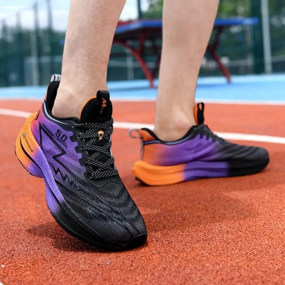 New Men's Carbon Plate Running Shoes Soft Cushion Shock Absorbing Sports Shoes Unisex Sneakers Light Anti-Slip Training Shoes — image 5