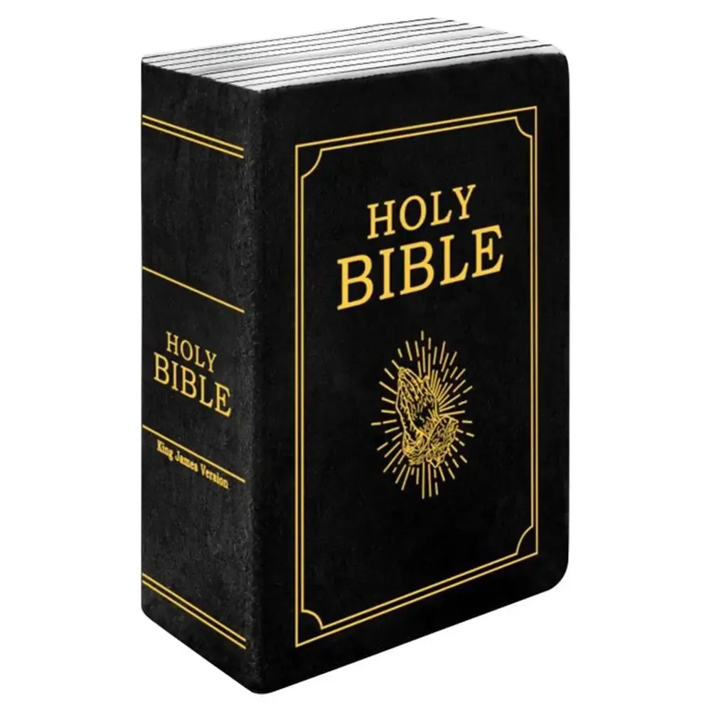 Living Room Realistic Looking Bible Pillow Sofa Cushion Home Decor Bible Throw Pillow Cutest Bible Cushion Christmas Present — image 4