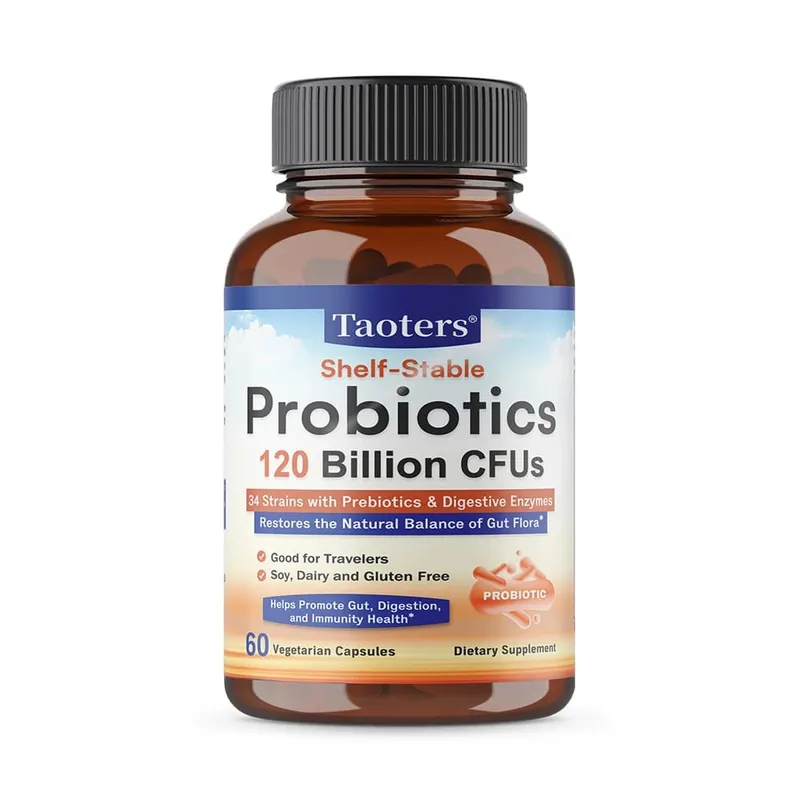 3-in-1 Probiotics Capsules 120 Billion CFUs 34 Strains with Organic Prebiotics & Digestive Enzymes Digestion & Immunity Health — image 9