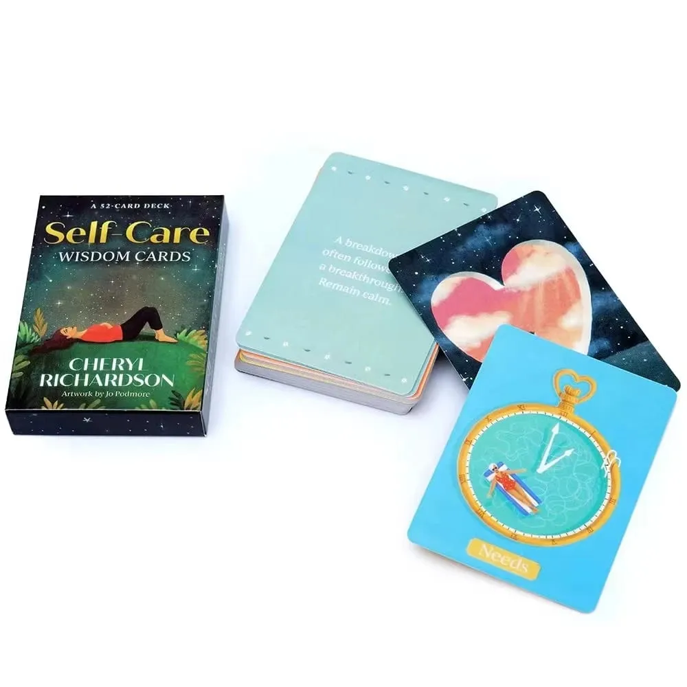 Self Care Wisdom Cards Tarot Deck Oracle Card Fate Divination Leisure Entertainment Family Gatherings Tarot Card Board Game — image 6