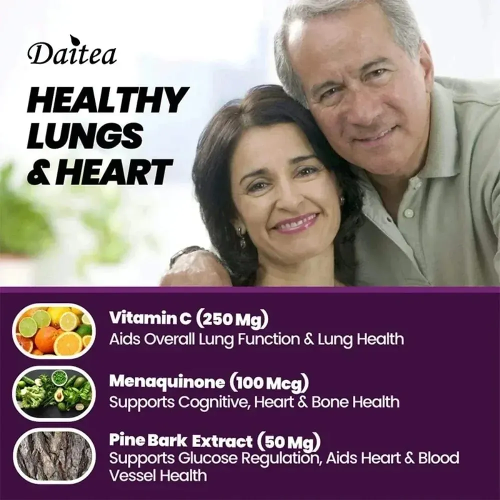 Lung Detox & Cleanse Capsules - Supports Bronchial and Respiratory Health Promoting Lung Cleansing and Detoxification — image 3