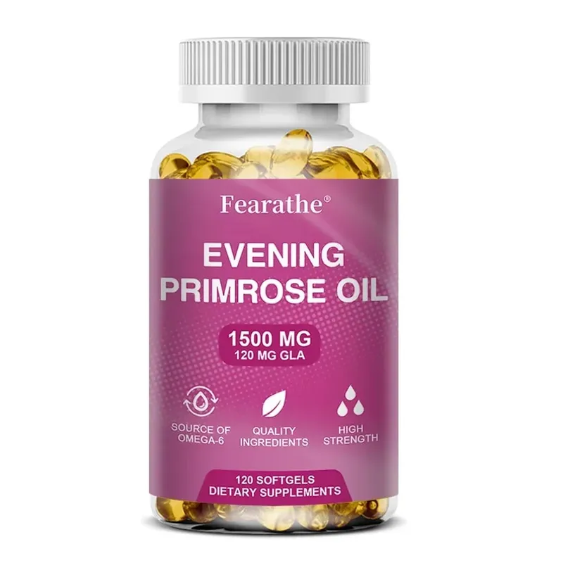 Capsule naturali di olio di enotera Antiossidante per il rafforzamento delle ossa, adatto alle donne per migliorare la salute endocrina — image 9