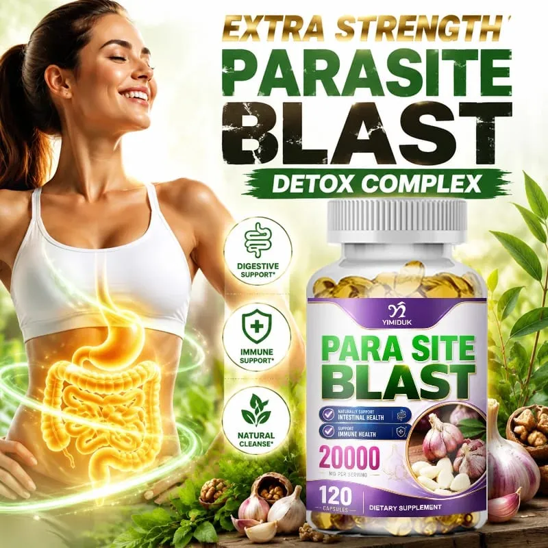 Para Site Blast Capsules with Echinacea Papaya & Oregano Support Seasonal Defense Healthy Digestion Cleanse Gut & Immune