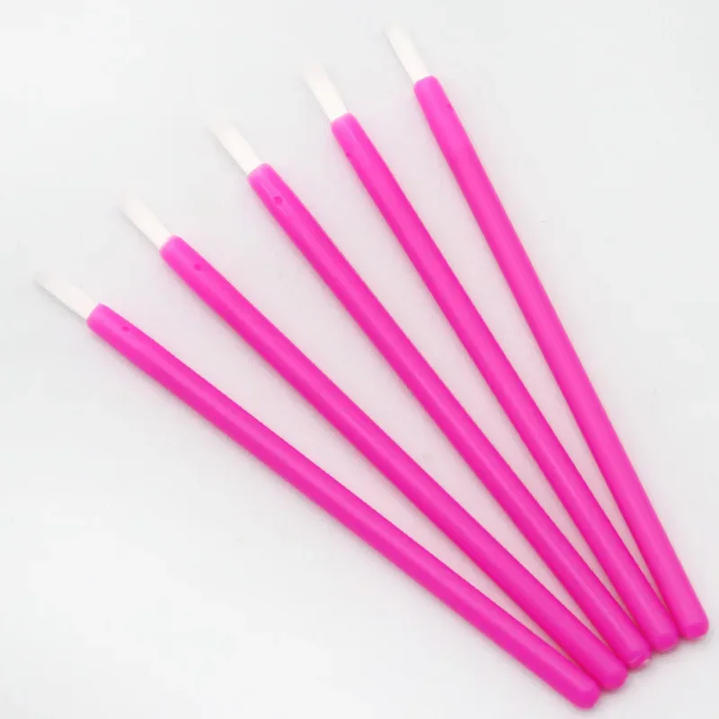 50Pcs Disposable Nylon Fiber Lip Brush Lipstick Wands Clean Applicator lip Gloss Brushes portable Cosmetic women Makeup Tools — image 11