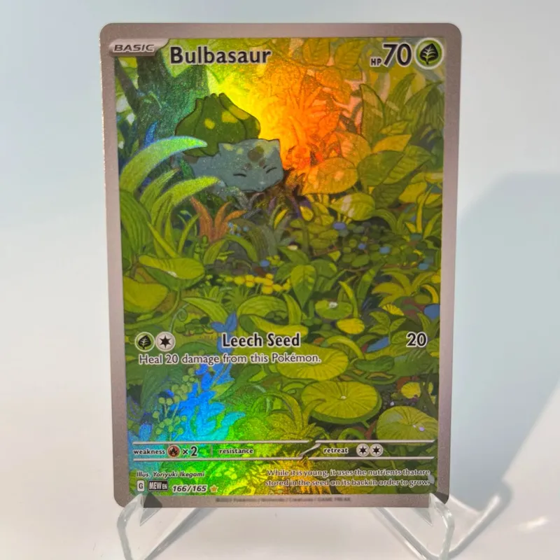 Pokémon 151 PKM Cards PTCG3-D Bulbasaur Squirt Rainbow Gengar ex Holographic Ex GX Rare Collection Battle Toys Gifts for Hobbies — image 10