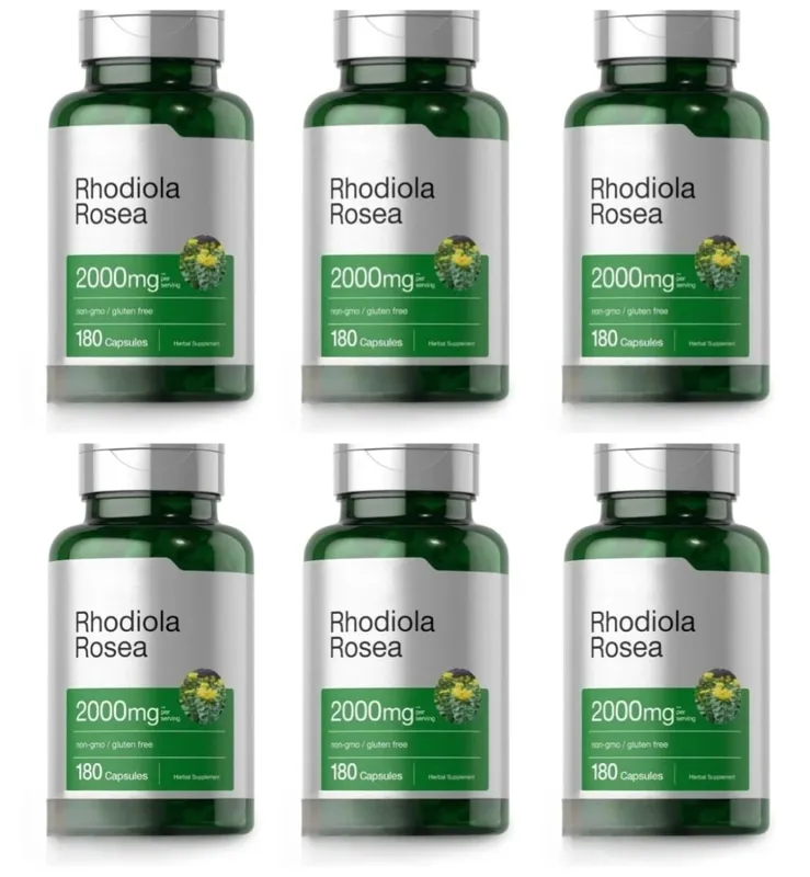 Rhodiola Rosea Root Extract 2000mg Equivalent Herbal Dietary Supplement 180 Capsules — image 12