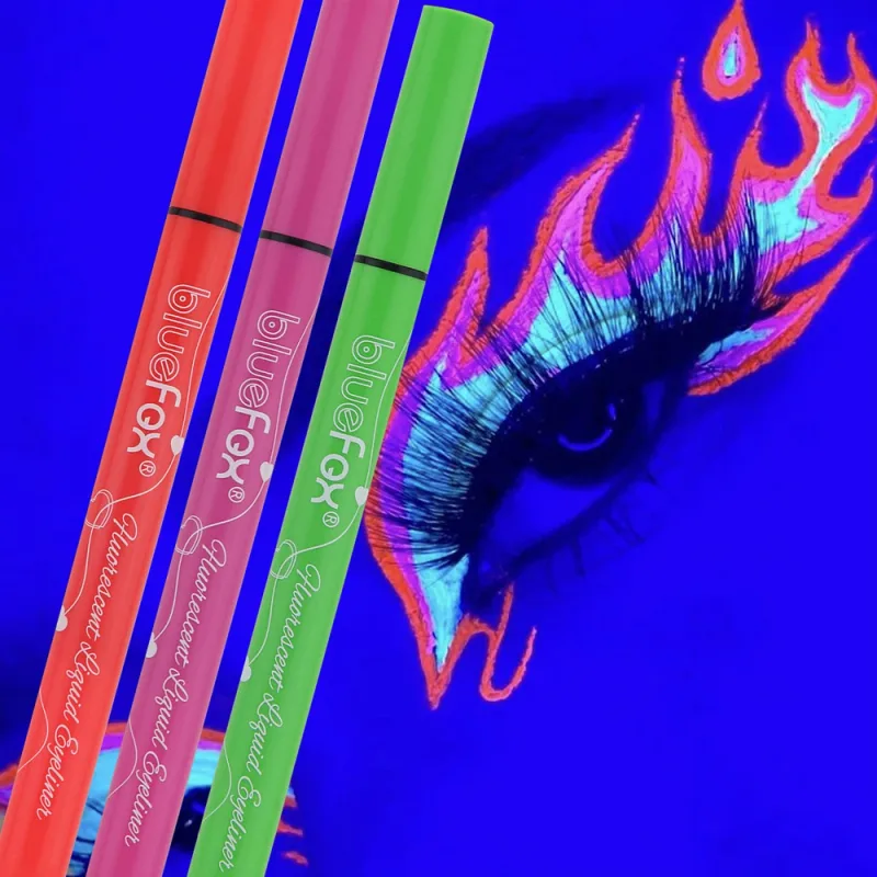 6Pcs Neon Fluorescent UV Glow Eyeliner Waterproof Long Lasting Colorful Liquid Eye Liner Rave Party Halloween Makeup Tools — image 6