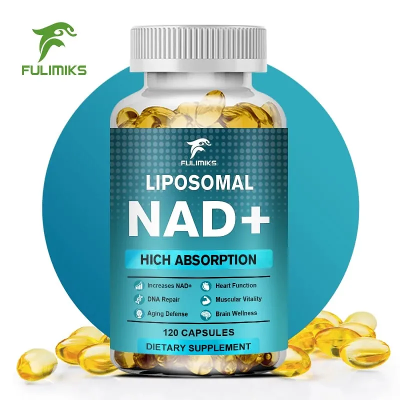 Suplemento de cápsulas NAD Suplemento liposomal NAD+ - Defensa contra el envejecimiento Energía celular Función cardíaca y cerebral — image 1