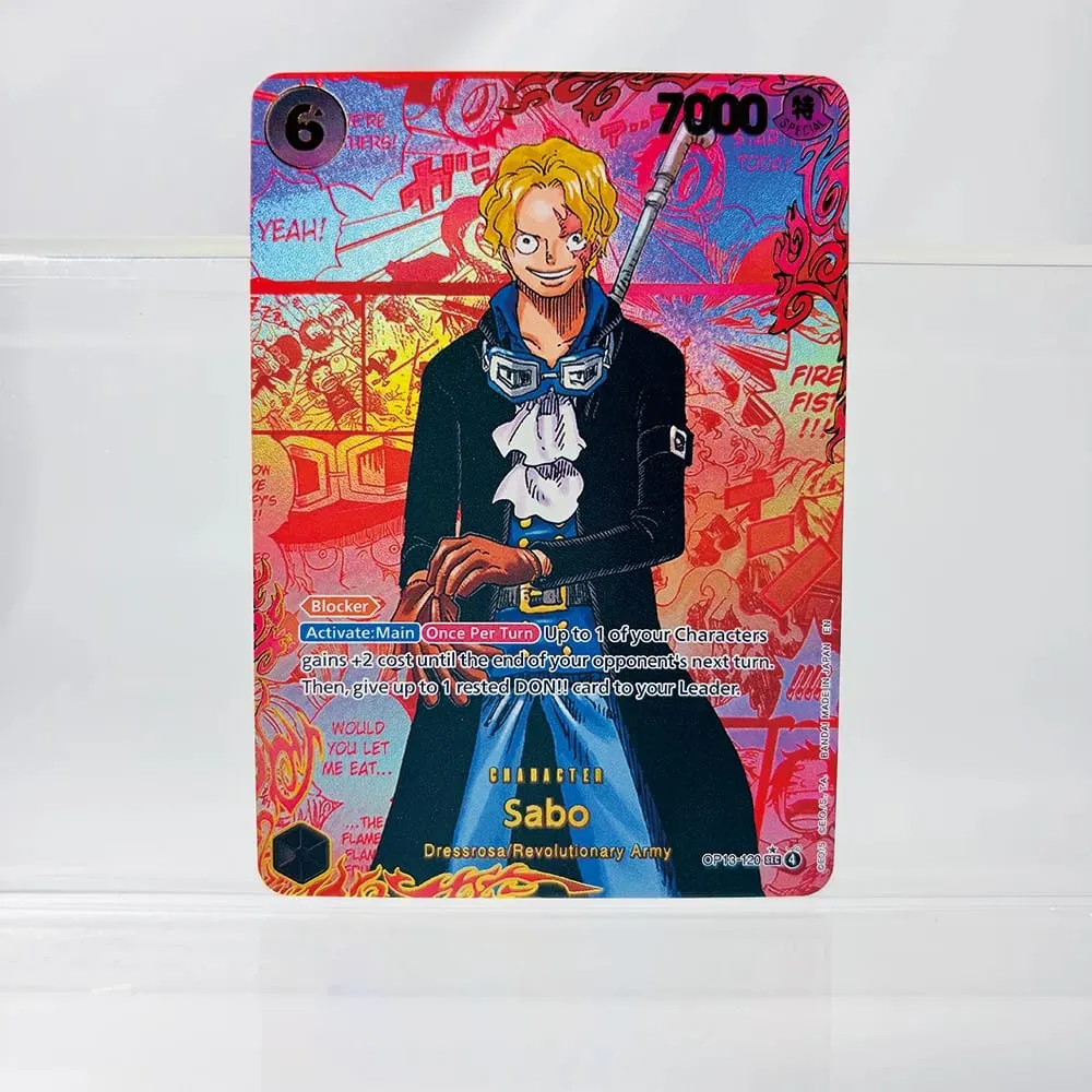 Anime One Piece OPCG Cards English Version CHARACTER/LEADER/EVENT Luffy Shanks Bonney Ace Sabo Collectine Proxy Cards — image 5