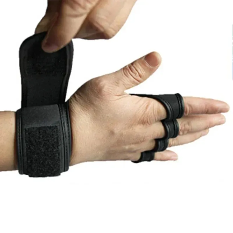 Half Finger Fitness Gym Gloves Wrist Support Palm Protection for Workout Training — image 5