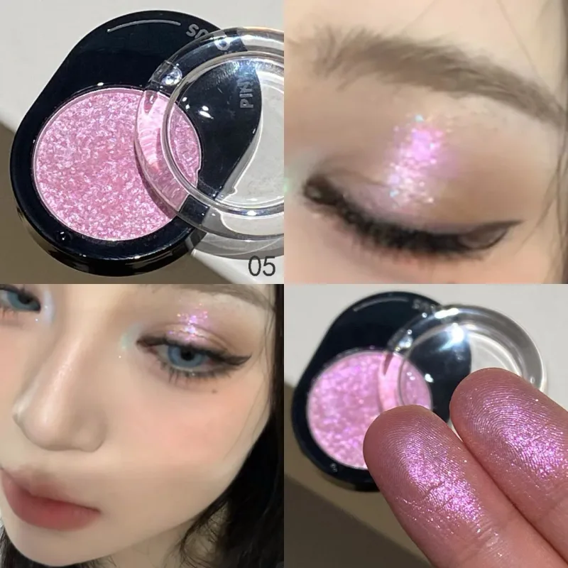 12 Colors Diamond Shining Eyeshadow Cosmetics Long Lasting Silky Easy To Color Pearl Light Brightening Eye Shadow Makeup Palette — image 12