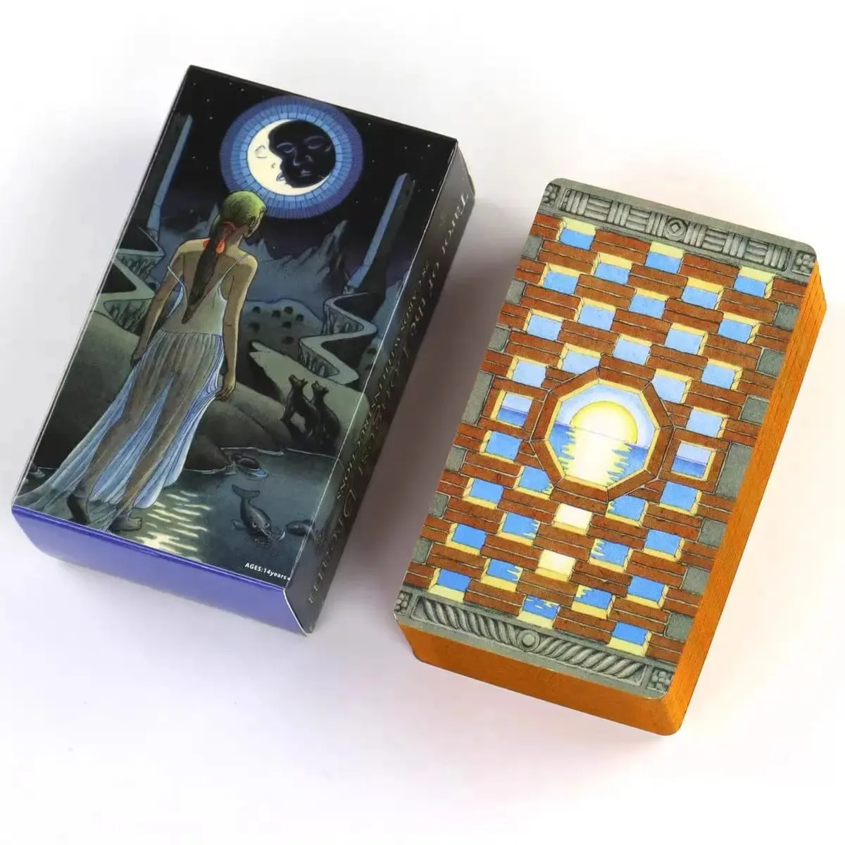 78 Longest Dream Cards With Guidebook Rider Waite Style Tarot Deck For Beginners Divination Fortune Telling Oracle Board Game — image 2