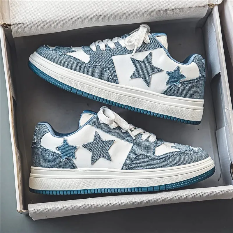 Men's Shoes New Fashion Breathable Non-slip Wear-resistant Outdoor Casual Comfortable Beige Star Casual Sneakers — image 2
