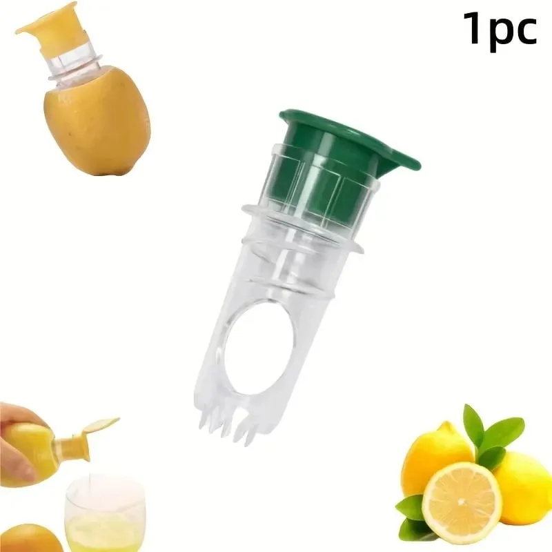1/2pcs Lemon Mini Squeezer Portable Lemon Juicer With Lid Squeeze Lime for Cocktails Easy Juice Extractor Freshness Preserving