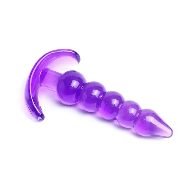 Anal Beads Dildo Soft Silicone Anal Plugs Butt Plug Prostate Massage Unisex Sexy Stopper Adult Sex Toy for Men Women Adult Games