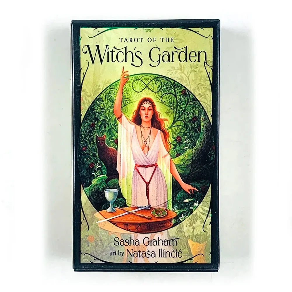 Tarot of the Witch's Garden 78 Cards English Version Divination Meditation Board Games Cards Game for Beginners & Collector