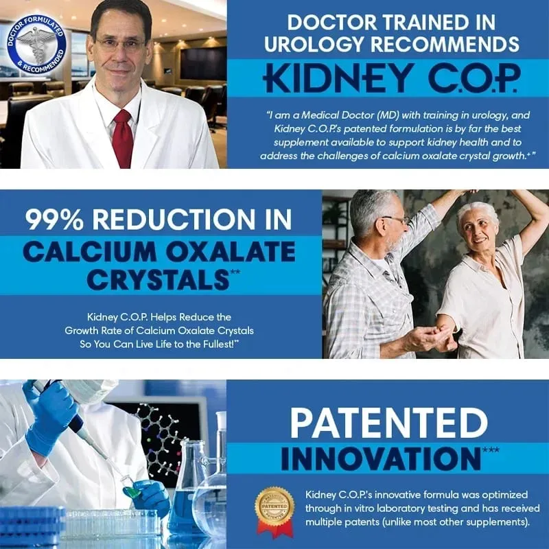 Kidney COP Calcium Oxalate Protectant - It Helps Prevent The Recurrence of Kidney Stones Promotes Healthy Kidney Function — image 6