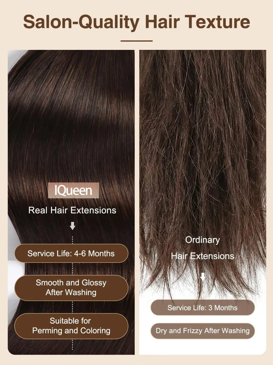 4/27 Straight Tape In Hair Extensions Highlight Invisible Tape In Human Hair Extensions For Salon High Quality 100% Human Hair — image 4