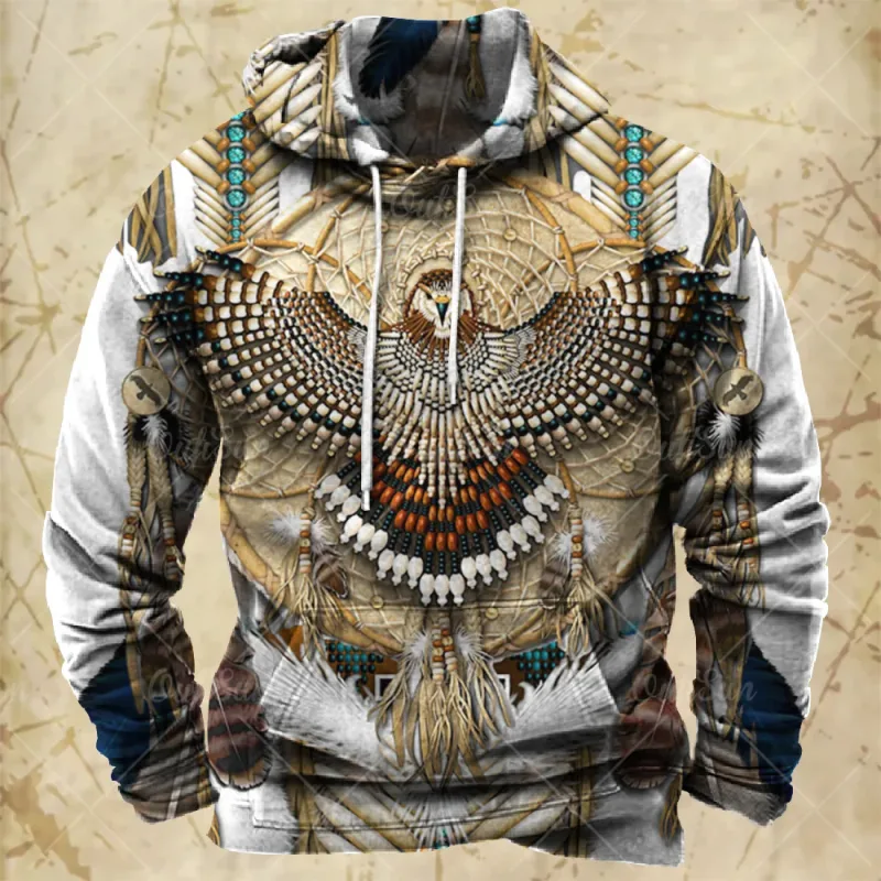 Vintage Hoodie For Men Harajuku 3D Print Autumn Long Sleeve Sweatshirts Oversized Y2k Clothing Men's Hoodies Fashion Streetwear — image 12