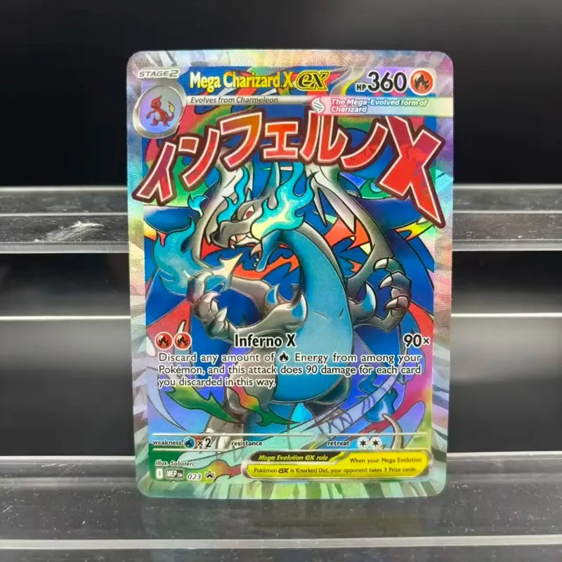 DIY Collection Cards Mega X ex Phantasmal Flames EN Self Made Single Card Classic Game Anime Card Gift Toy — image 9