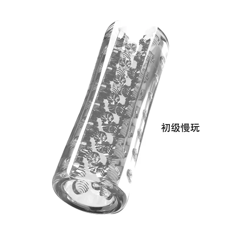 Transparent Waterproof Silicone Pocket Pussy Male Masturbator Cup Penis Trainer Massage Exercise Sex Toy for Men — image 4