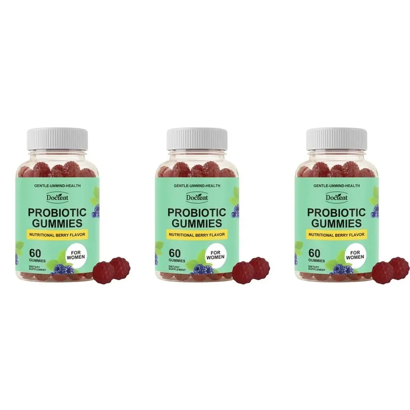Women Probiotic Gummies 60 Count with Prebiotics Vitamin B6+C and Zinc Supports Digestive Balance & Immune Function Health — image 9